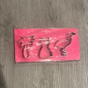 Lilly Pulitzer Silver Cookie Cutter Trio